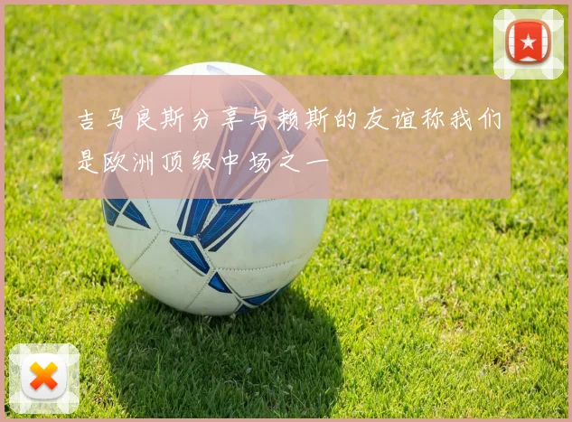 吉马良斯分享与赖斯的友谊称我们是欧洲顶级中场之一